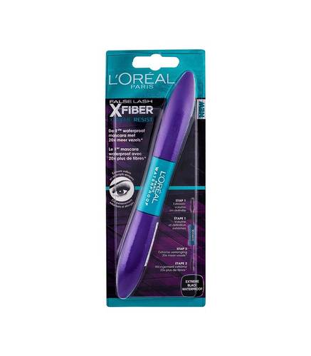  L'Oreal Paris False Lash X Fiber Mascara , black 