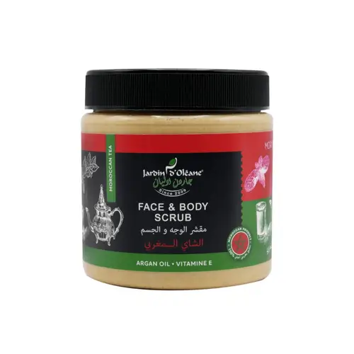 Garden Olian | Face and body scrub with Moroccan tea, 500 ml