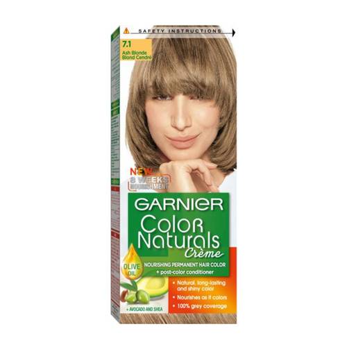 GARNIER Nourishing Permanent Hair Color With Conditioner Grey Blonde 7.1
