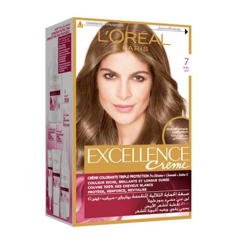 L'Oreal Paris Triple Protection Excellence Cream 7 Blonde