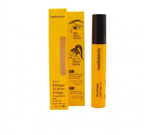 Real Beauty eyebrow gel mascara, a Goat to Be alternative for setting eyebrows and hairs