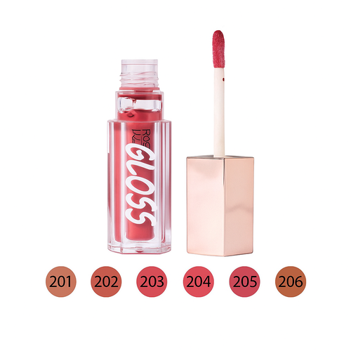 Lip gloss rose berry