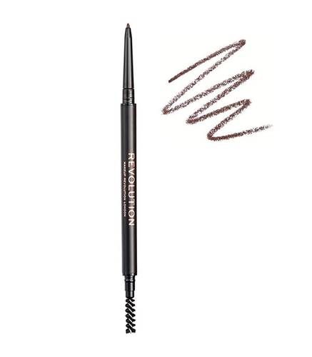 Revolution Precise Brow Definer Eyebrow Pencil Medium Brown 0.05g