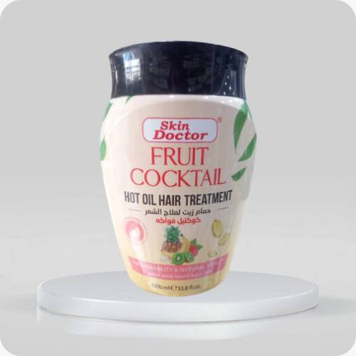 Hair treatment oil bath with fruit cocktail from Skin Doctor - protected and vibrant hair