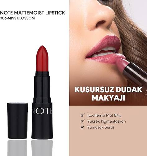 Note Mattemoist Lipstick, 306 - Kiss Blossom