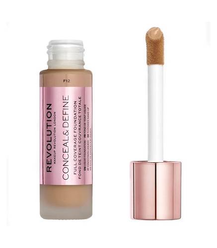 Revolution Conceal And Define Foundation F12 Beige 23ml