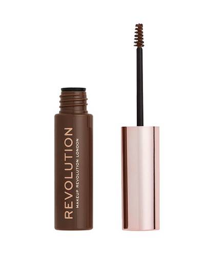 Revolution Brow Gel Medium Brown 6ml