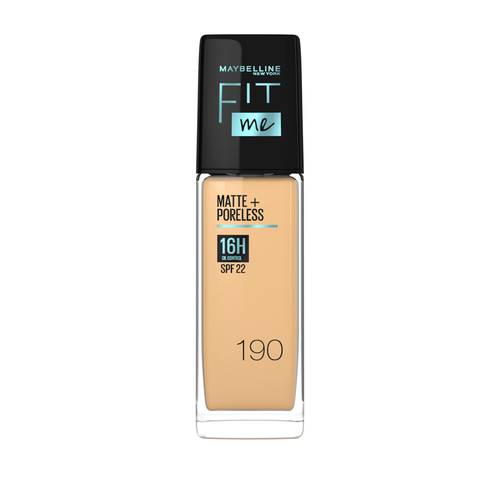 Maybelline Fit Me Matte + Poreless Foundation - 190 Golden Beige