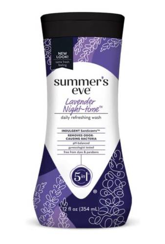 Summers Eve Lavnder Night Time Cleansing Wash 354ml