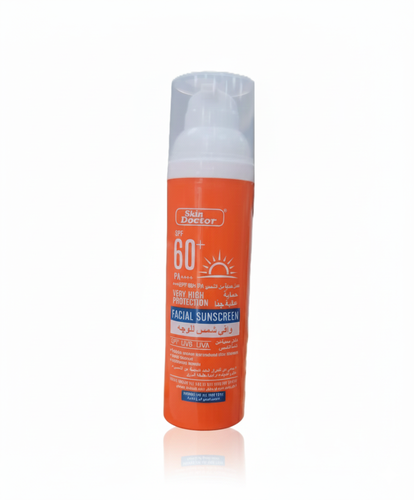 واقي الشمس للوجه 60+SPF من دكتور سكين 100 ملي
