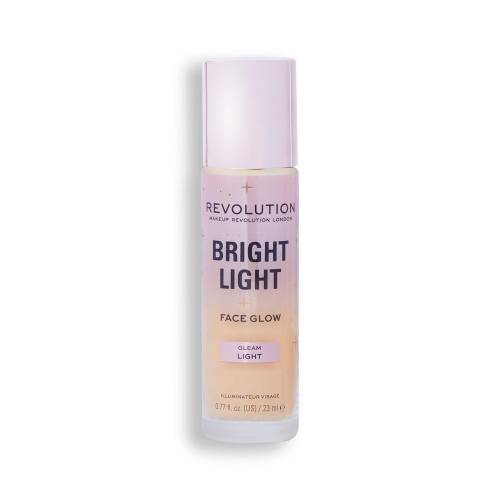 Revolution Bright Light Face Glow is a liquid highlighter from Revolution Beauty London that gives the skin a radiant and natural-looking glow. It is characterized by its lightweight and easy-to-blend formulation, making it ideal for enhancing facial features with a soft illumination. It is available in multiple shades to suit different skin tones.