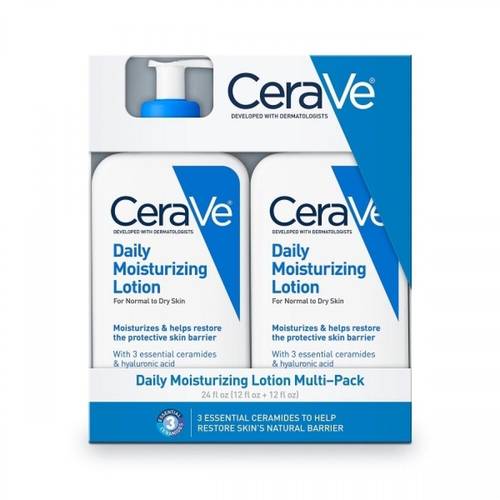 CeraVe daily moisturizing lotion, 2 pieces, 355 ml