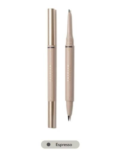 SHEGLAM 2 in 1 Brow On Demand Waterproof Eyebrow Pencil -Espresso