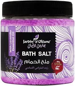 Jardin D Oleane Bath Salt with Lavnder Essential Oil 600g