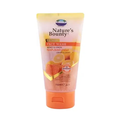 فينوس غسول الوجه بالعسل والليمون 150 مل NATURES BOUNTY