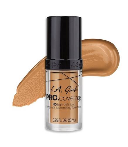 L.A Girl Pro Coverage HD High Foundation GLM645 Nude Beige 28ml
