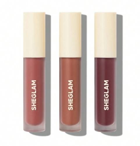 SHEGLAM Mini Matte Liquid Lipstick Set -Feel Real 3 Pieces