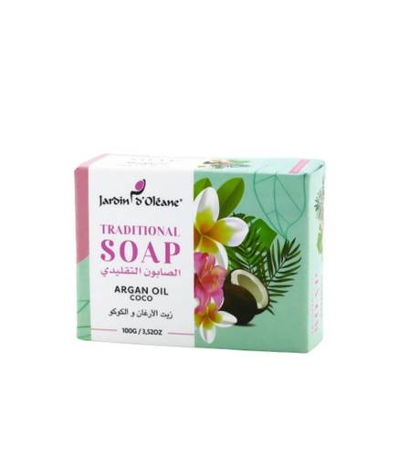 Jardin D Oleane Traditional Soap With Argan Oil and Coco 100g