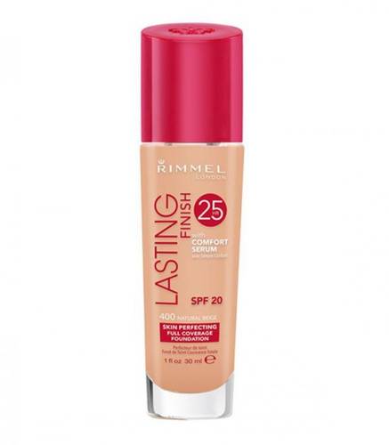 Rimmel London Lasting Finish 25 Hour Foundation Natural Beige 400
