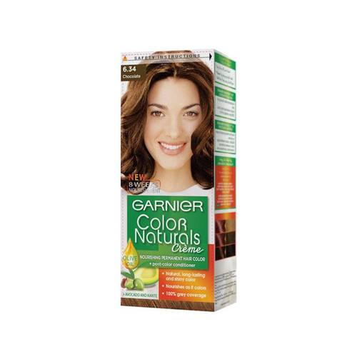 GARNIER Nourishing Permanent Hair Color With Conditioner Brown Chocolate 6.34