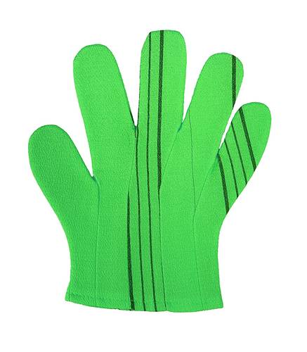 Korean Bath Glove Towel Green