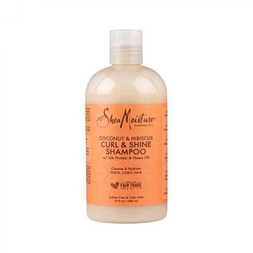Shea Moisture Coconut & Hibiscus Curl & Shine Shampoo - 384 ml
