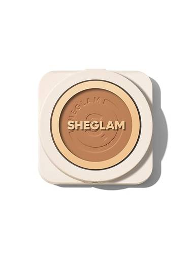 SHEGLAM Skin-Focus High Coverage Powder Foundation-Walnut