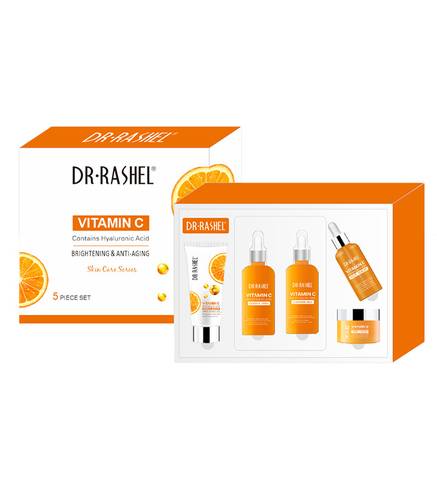 Dr.Rashel VC Brightening Anti Aging Skin Care Set Pack of 5 in Gift Box