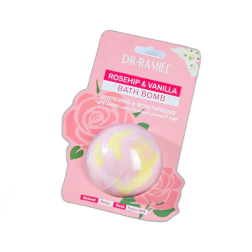 Bath Ball for Whitening and Moisturizing with Vanilla and Rose by Dr. Rashel