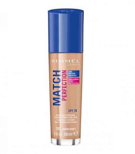 Rimmel London New Match Perfection Foundation Warm Honey 301