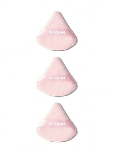 SHEGLAM Powder Puff Sponge Set - Baby Pink, 3 Pieces