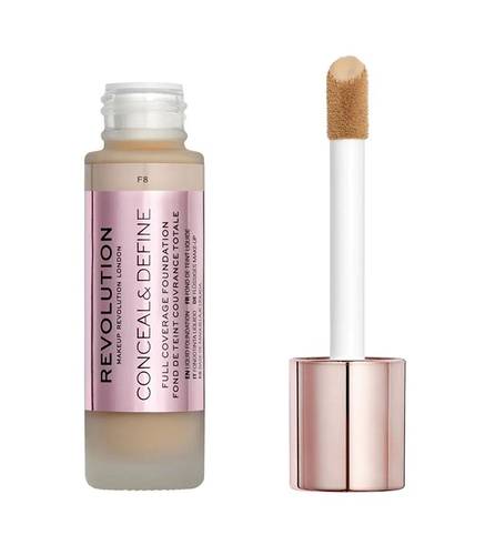 Revolution Conceal And Define Foundation F8 Beige 23ml