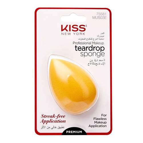 Kiss Teardrop Makeup Sponge Yellow