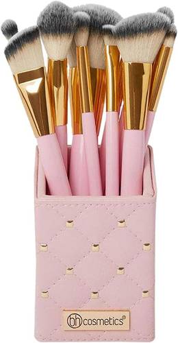 BH Cosmetics 12 Piece Brush Set with Rose Gold Handle