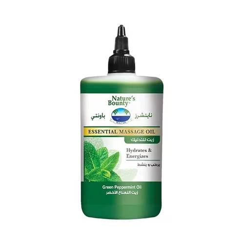 Nature's Bounty Venus Massage Oil, Green Peppermint, 300ml