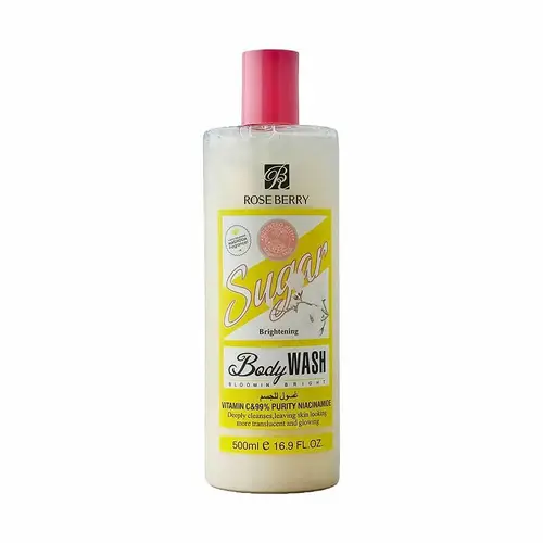 Rose Berry Body Wash Cleansing and Moisturizing with a Natural Touch 500ml