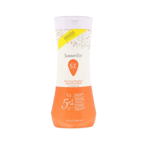 Summers Eve Morning Paradise Cleansing Wash For Sensitive Skin 444ml