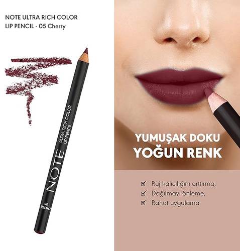 قلم الشفاه الترا ريتش كولور من نوت، 05 - شيري، ناعم
