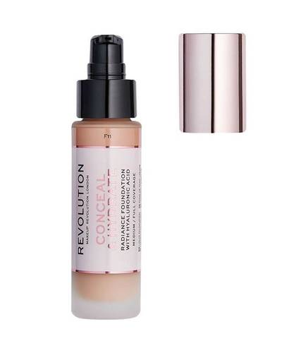 Revolution Conceal And Hydrate Foundation F11 Beige 23ml