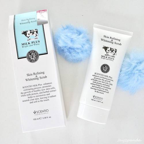 Centio Milk Plus Scrub for Skin Cleansing and Brightening 100ml