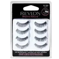 4 piece Artificial Lashes Box Beyond Natural Revlon 91182 Black