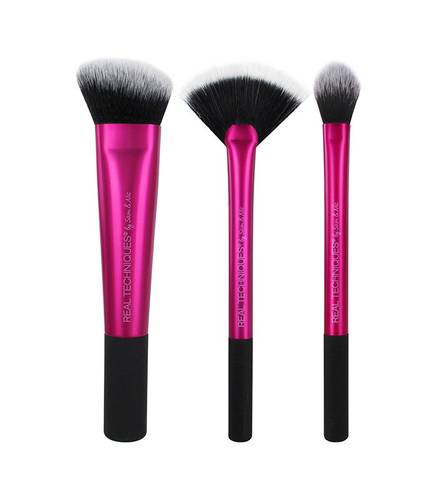 Real Techniques Sculpting Brush Set Pink 3Pieces