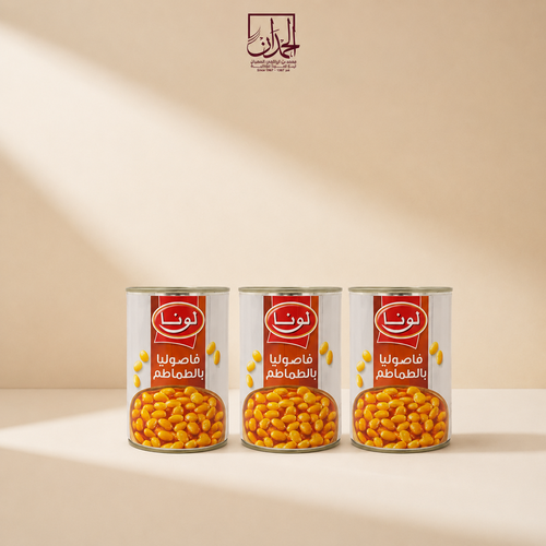  فاصوليا لونا بالطماطم