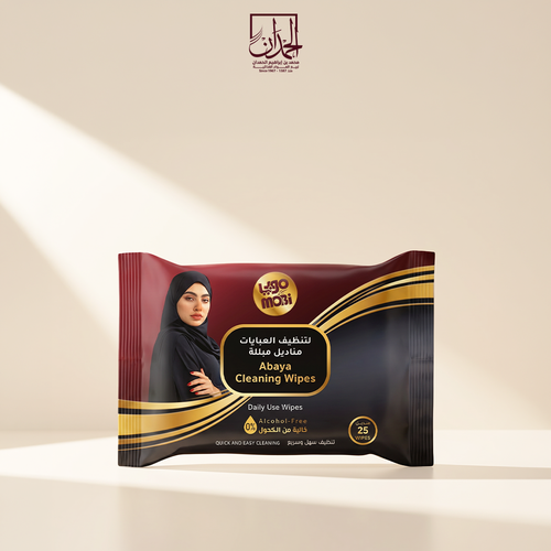 مناديل موبي مبللة لتنظيف العبايات