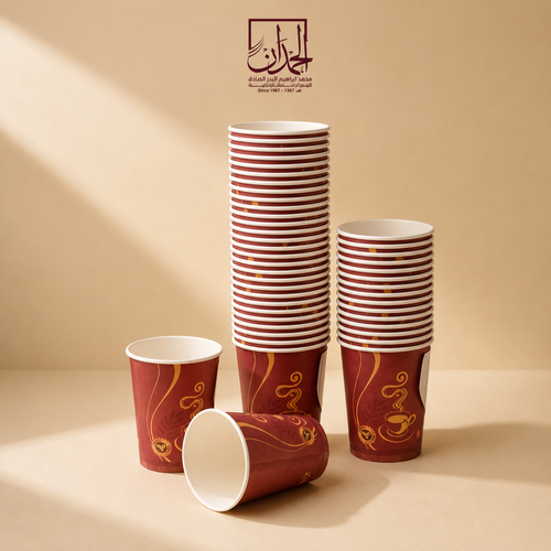 كاسات شاي ورق كبير 20 لفة