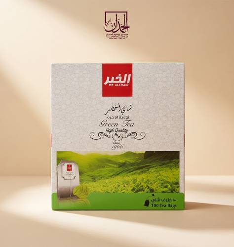 شاي أخضر الخير 100 ظرف 