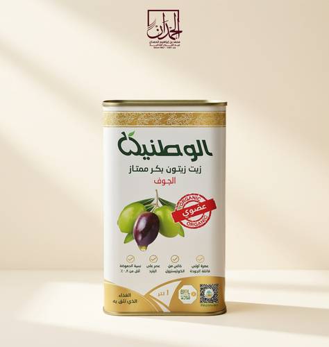 زيت زيتون الوطنية عضوي بكر ممتاز - 1 لتر