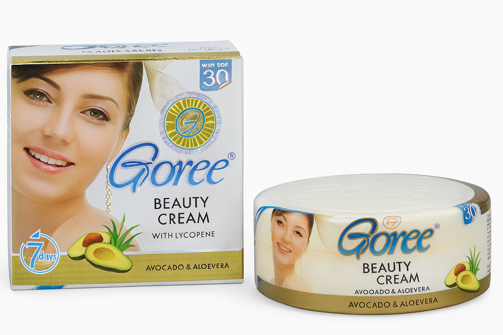 Goree beauty cream 美容クリーム 10 جوري | كريم بيوتي بزيت افوكادو و الوافيرا الصبار | شراء و توصيل