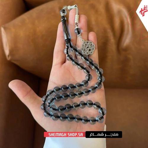 سبحة بكلايت سماوية شفافة