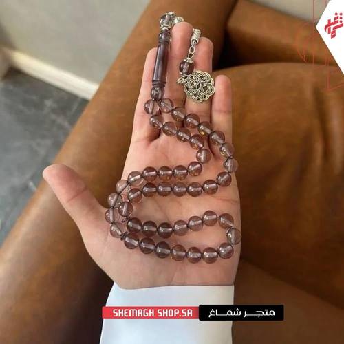 سبحة بكلايت شفاف